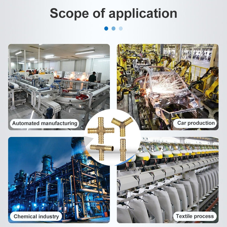 LAIZE 2pcs Pagoda Y-type Three Way Pneumatic Components, Caliber:8mm - Interface Series by LAIZE | Online Shopping South Africa | PMC TechLife | Buy Now Pay Later Mobicred