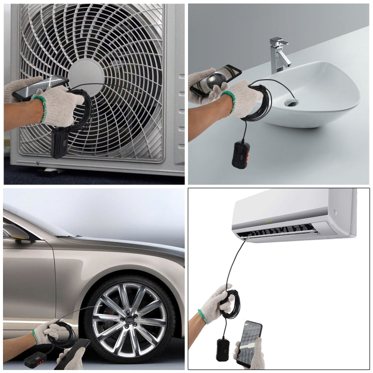 F240 3.9mm HD 1080P IP67 Waterproof WiFi Direct Connection Digital Endoscope, Cable Length:2m(Black) - by PMC Jewellery | Online Shopping South Africa | PMC Jewellery | Buy Now Pay Later Mobicred