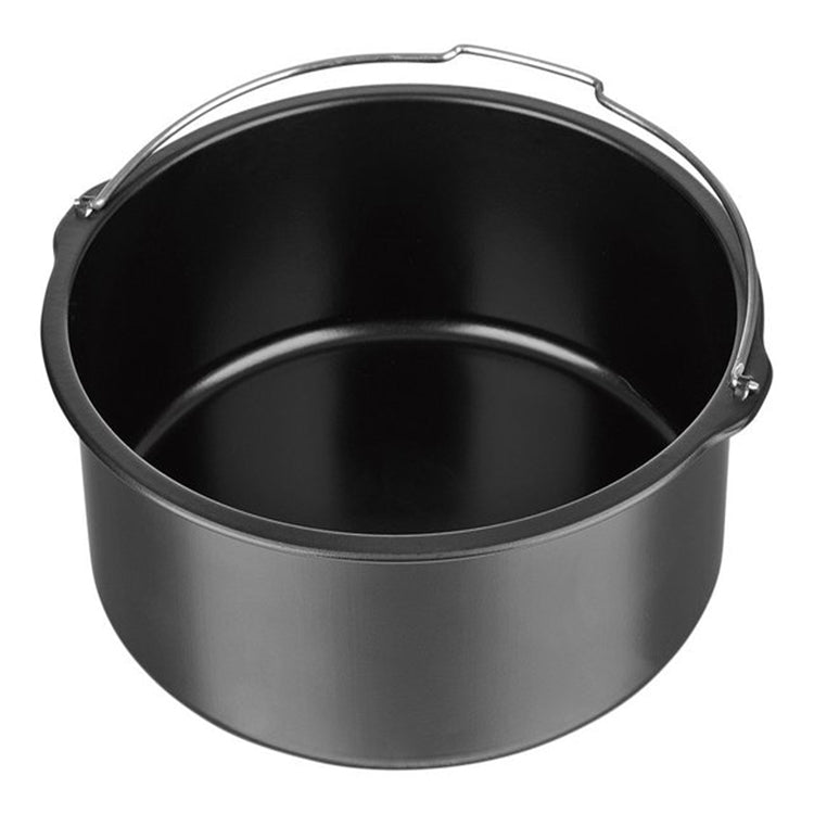 7 in 1 Air Fryer Accessories 7-piece Set for 3.5-5.8QT Type of Baking Basket Double-layer Grill(Black) - free shipping - PMC TechLife - Order now!