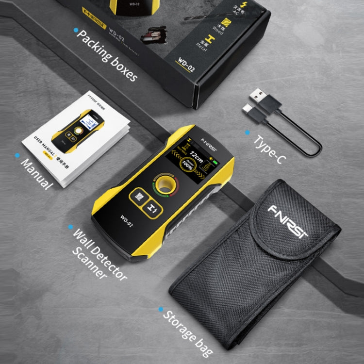 FNIRSI Multifunctional Wall Wire And Metal Rebar Detector(WD-02) - free shipping - PMC TechLife - Order now!