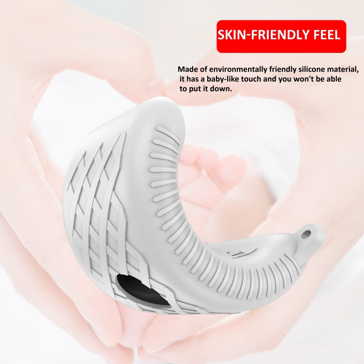 For Apple Vision Pro Battery Protective Case Silicone Cover(Black) - VR Accessories by PMC TechLife | Online Shopping South Africa | PMC TechLife | Buy Now Pay Later Mobicred