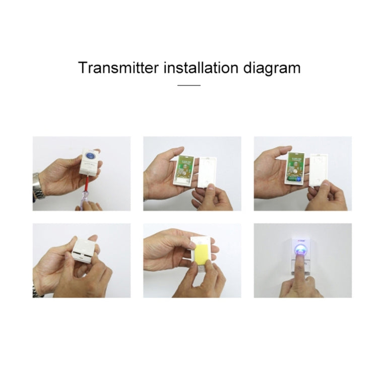 VOYE V008A Home Music Remote Control Wireless Doorbell with 38 Polyphony Sounds, US Plug(White) - Wireless Doorbell by VOYE | Online Shopping South Africa | PMc TechLife | Buy Now Pay Later Mobicred