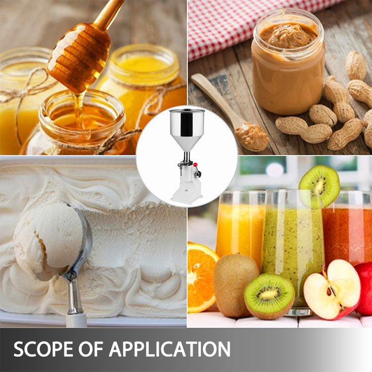 A03 Mini Stainless Steel Pneumatic Filling Machine Cream Food Paste Dispensing Liquid Packaging Equipment - Cooking Tools by PMC TechLife | Online Shopping South Africa | PMC TechLife