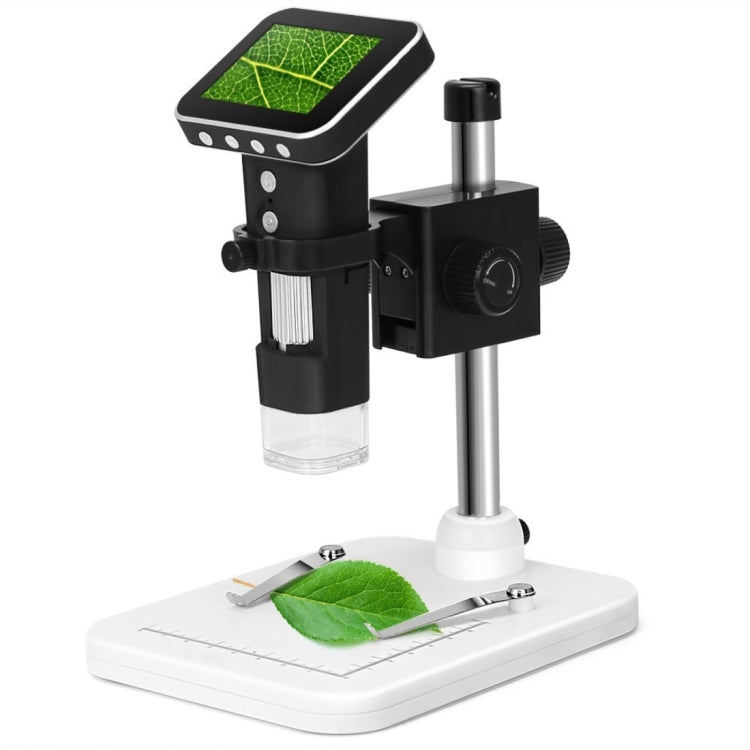 500X Zoom Magnifier 3MP Image Sensor USB Digital Microscope with 2.5 inch Screen & 8 LED & Professional Stand, Support TF Card - Digital Microscope by PMC Jewellery | Online Shopping South Africa | PMC Jewellery | Buy Now Pay Later Mobicred