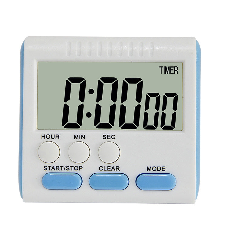 Kitchen Timer 24 Hours Digital Alarm Clock LCD Screen Magnetic Backing for Cooking Baking(Blue) - Digital Countdown by PMC Jewellery | Online Shopping South Africa | PMC Jewellery | Buy Now Pay Later Mobicred