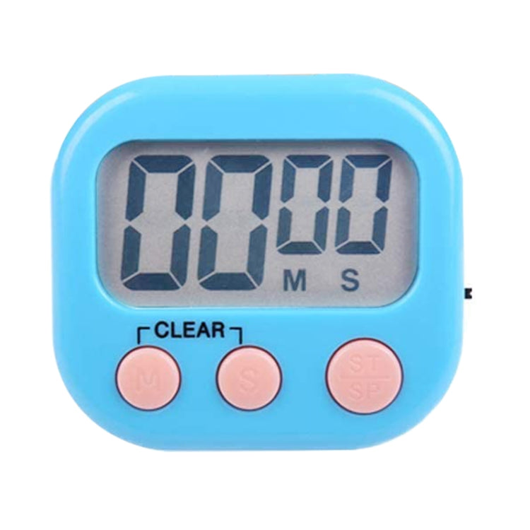 Digital Kitchen Timer Electronic Alarm Magnetic Backing with LCD Display for Cooking Baking Sports Games Office(Blue) - Digital Countdown by PMC Jewellery | Online Shopping South Africa | PMC Jewellery | Buy Now Pay Later Mobicred