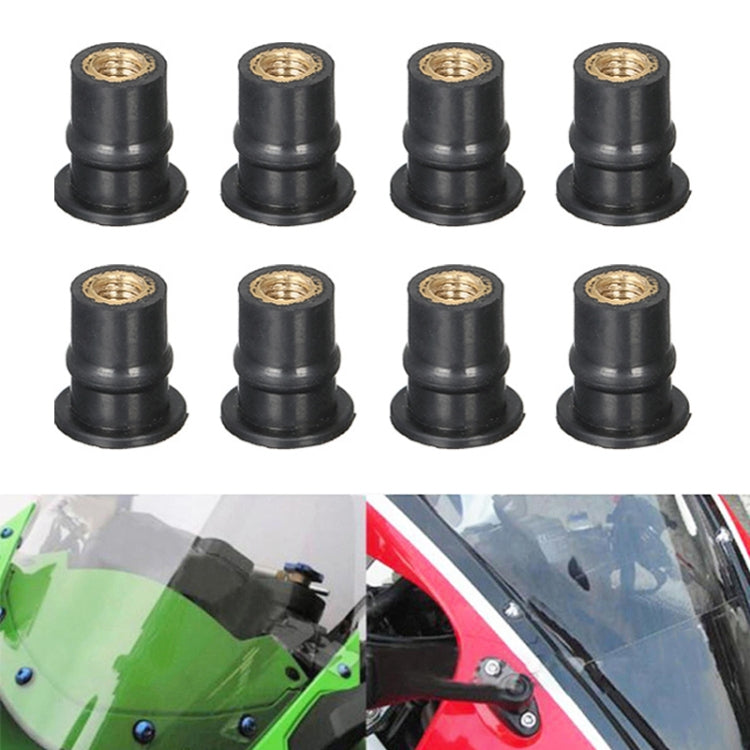 20pcs / 1 Set M5 Universal Motorcycle Windshield Brass Nuts - Replacement Parts by PMC TechLife | Online Shopping South Africa | PMC TechLife | Buy Now Pay Later Mobicred