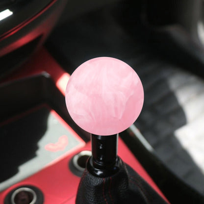 Car Modified Marble Star Gear Head Shifter Cover with Adapter (Pink) - Shift Knob by PMC Jewellery | Online Shopping South Africa | PMC Jewellery | Buy Now Pay Later Mobicred