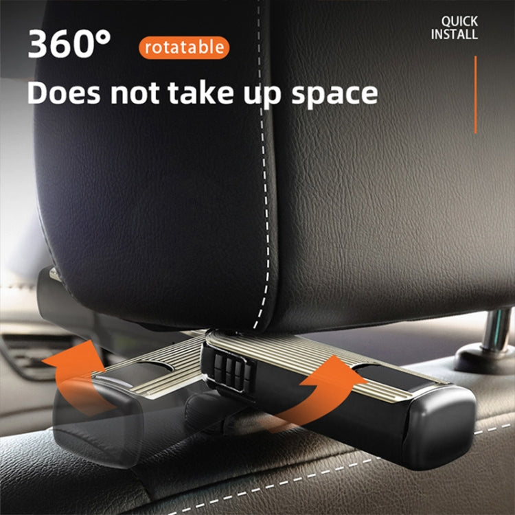 G202 Car Creative Phone Bracket Hook 360 Degree Rotating Telescopic Bracket(Silver) - Car Holders by PMC TechLife | Online Shopping South Africa | PMC TechLife | Buy Now Pay Later Mobicred
