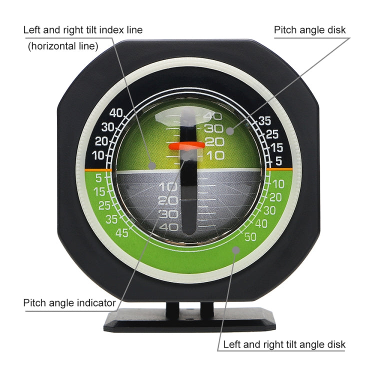 PDY-5 Car Inclinometer Level Meter Car Decoration with LED Light - Clocks & Car Meters by PMC TechLife | Online Shopping South Africa | PMC TechLife | Buy Now Pay Later Mobicred