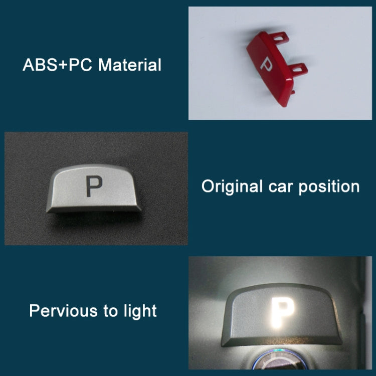 P Key Gear Lever Handball Switch Shift Button for Land Rover Range Rover Jaguar F-TYPE, Left Driving (Silver) - Car Switches by PMC Jewellery | Online Shopping South Africa | PMC Jewellery | Buy Now Pay Later Mobicred