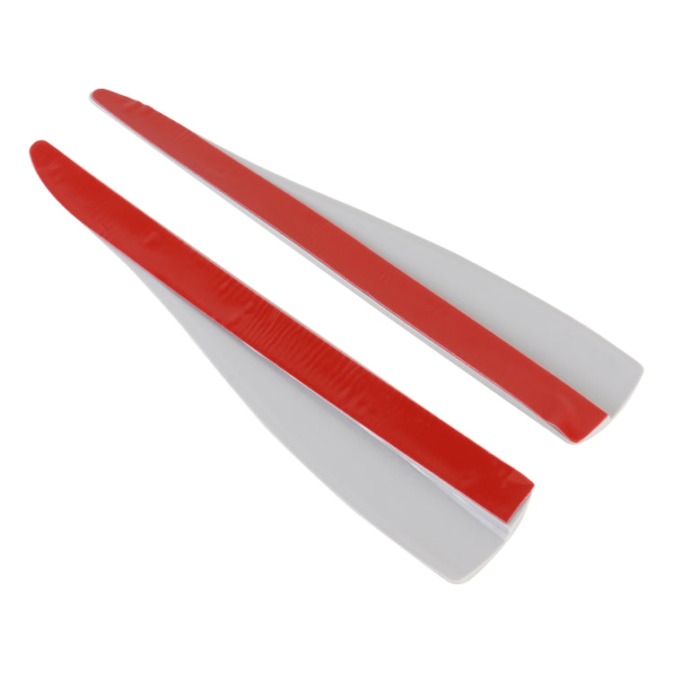 1 Pair Car Solid Color Silicone Bumper Strip, Style: Short (Grey) - Anti Collision Sticker by PMC TechLife | Online Shopping South Africa | PMC TechLife | Buy Now Pay Later Mobicred