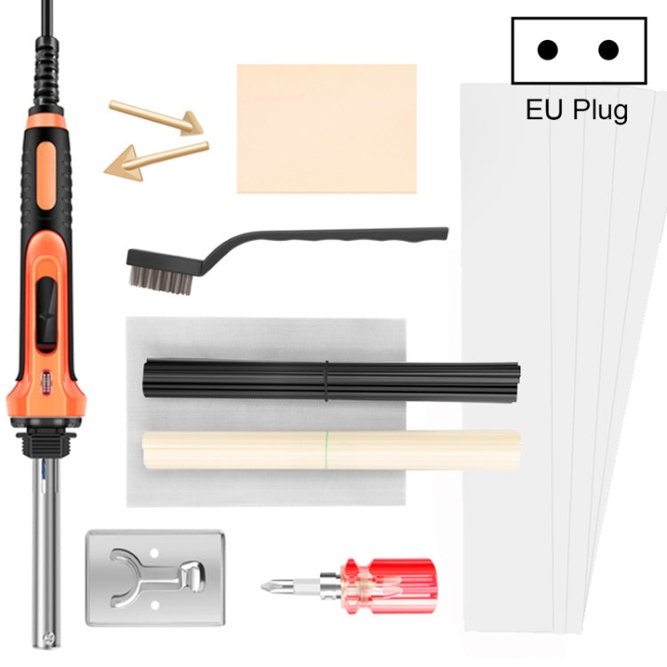 100W Electric Soldering Iron Plastic Welding Machine Car Bumper Repair Plier, EU Plug (Red) - Hand Tool Sets by PMC Jewellery | Online Shopping South Africa | PMC Jewellery | Buy Now Pay Later Mobicred