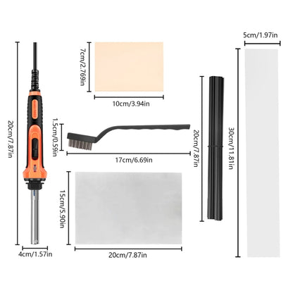 100W Electric Soldering Iron Plastic Welding Machine Car Bumper Repair Plier, EU Plug (Yellow) - Hand Tool Sets by PMC Jewellery | Online Shopping South Africa | PMC Jewellery | Buy Now Pay Later Mobicred