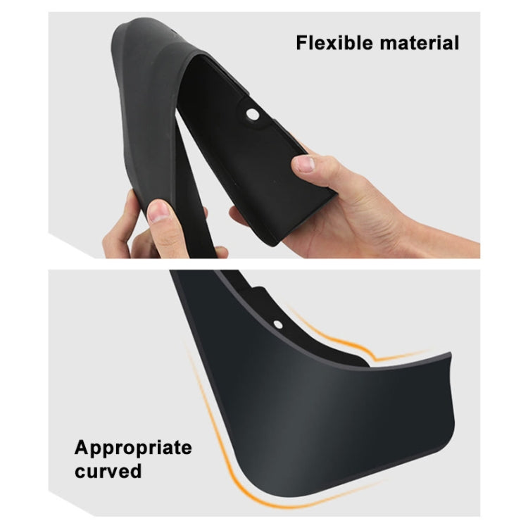 For Volvo XC60 2014-2017 4pcs/Set Car Auto Soft Plastic Splash Flaps Fender Guard - Mudguards by PMC TechLife | Online Shopping South Africa | PMC TechLife | Buy Now Pay Later Mobicred