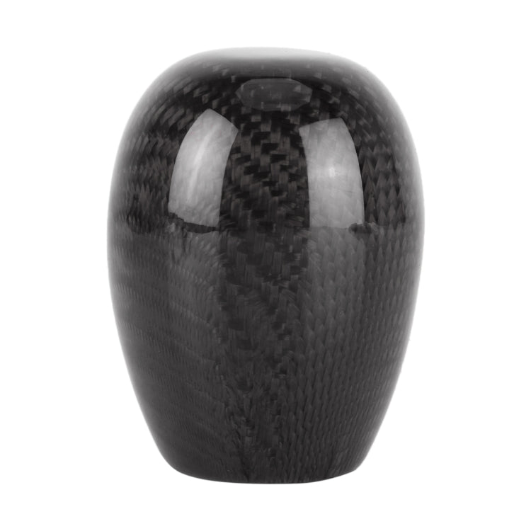 Car Carbon Fiber Pattern Gear Shift Knob Short Style Duck Egg Type Automatic Gear Head (Black) - Shift Knob by PMC Jewellery | Online Shopping South Africa | PMC Jewellery | Buy Now Pay Later Mobicred