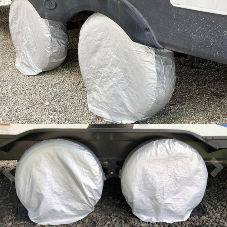 4pcs / Set Car Tire 420D Oxford Cloth Protective Cover, Diameter: 91-99cm, Width: 36cm - Window Foils & Solar Protection by PMC TechLife | Online Shopping South Africa | PMC TechLife | Buy Now Pay Later Mobicred