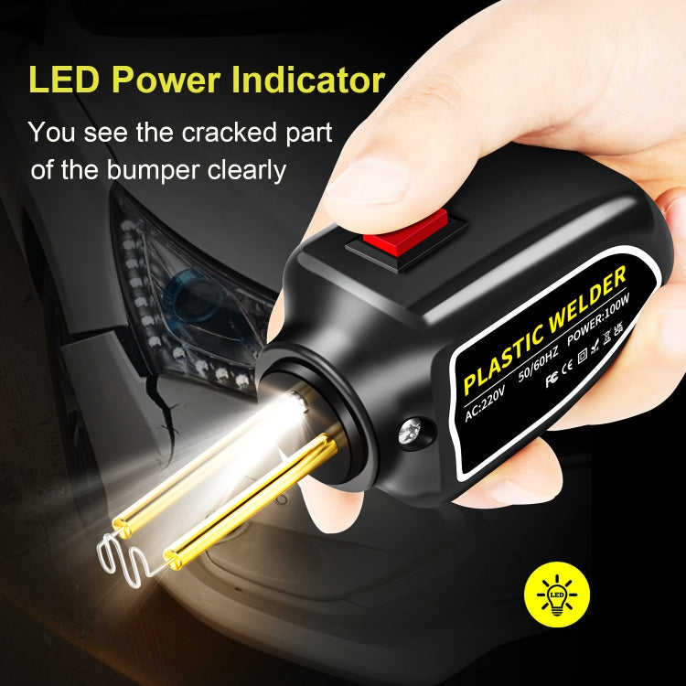 Hot Stapler Plastic Welding Machine Car Bumper Repair Kit Plier, UK Plug - Hand Tool Sets by PMC TechLife | Online Shopping South Africa | PMC TechLife | Buy Now Pay Later Mobicred