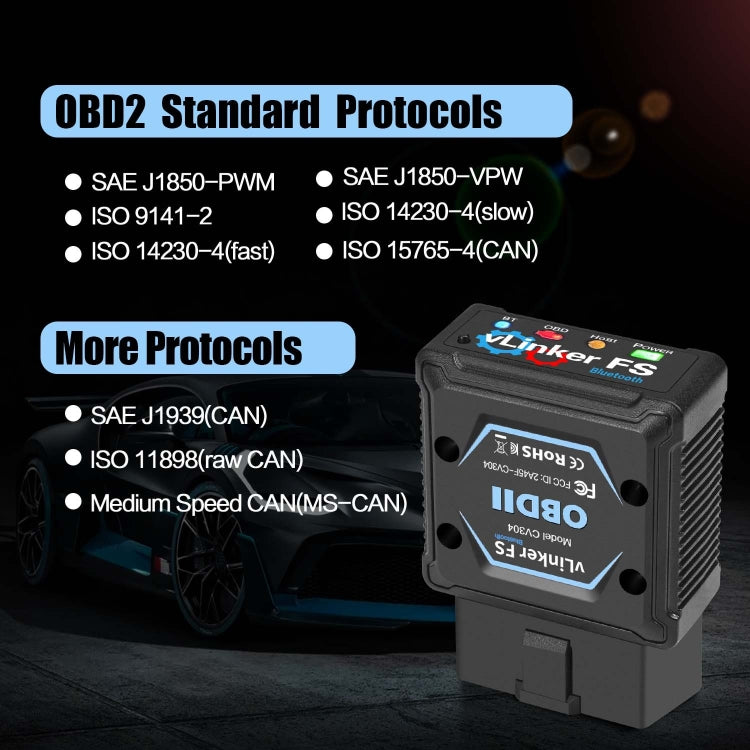Vgate OBD2 Bluetooth Diagnostic Tool - free shipping - PMC TechLife - Order now!