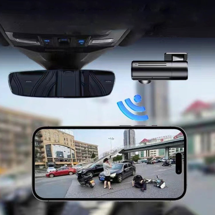 Car 1080P HD WiFi Driving Recorder, Supports Mobile APP Link & Automatic Loop Recording - Car DVRs by PMC TechLife | Online Shopping South Africa | PMC TechLife | Buy Now Pay Later Mobicred