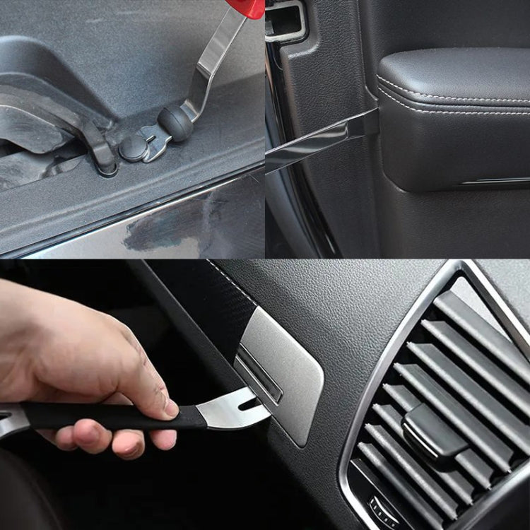 6-8 inch Short Car Door Panel Removal Rubber Buckle Screwdriver (Blue) - Hand Tool Sets by PMC TechLife | Online Shopping South Africa | PMC TechLife | Buy Now Pay Later Mobicred