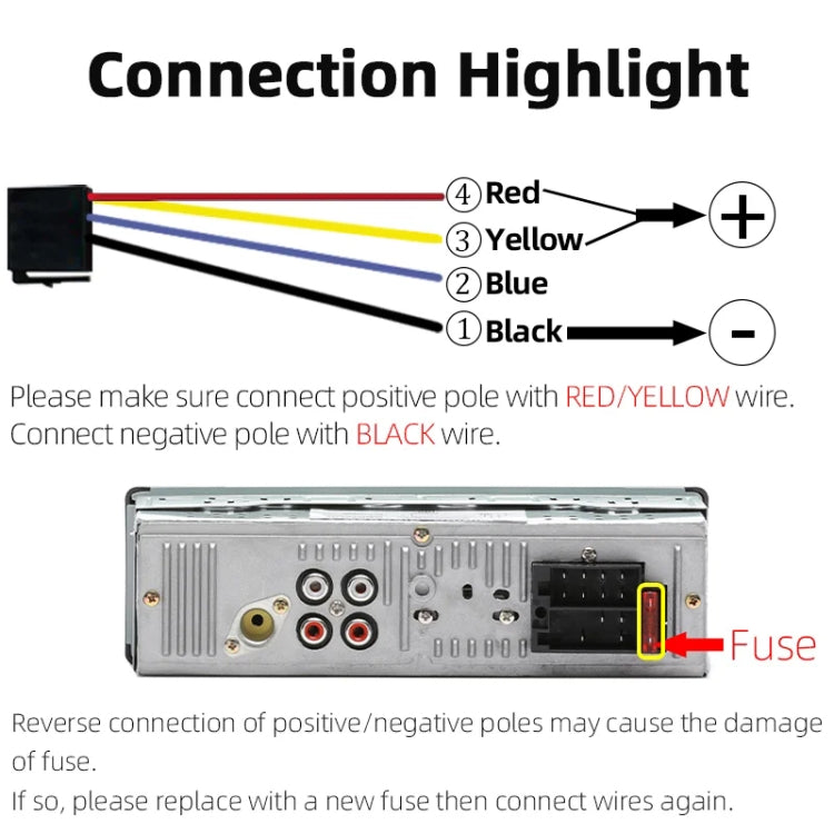 JSD-520 Car Stereo Radio MP3 Audio Player Support Bluetooth Hand-free Calling / FM / USB / SD, EU Plug Version - Car MP3 & MP4 & MP5 by PMC TechLife | Online Shopping South Africa | PMC TechLife | Buy Now Pay Later Mobicred