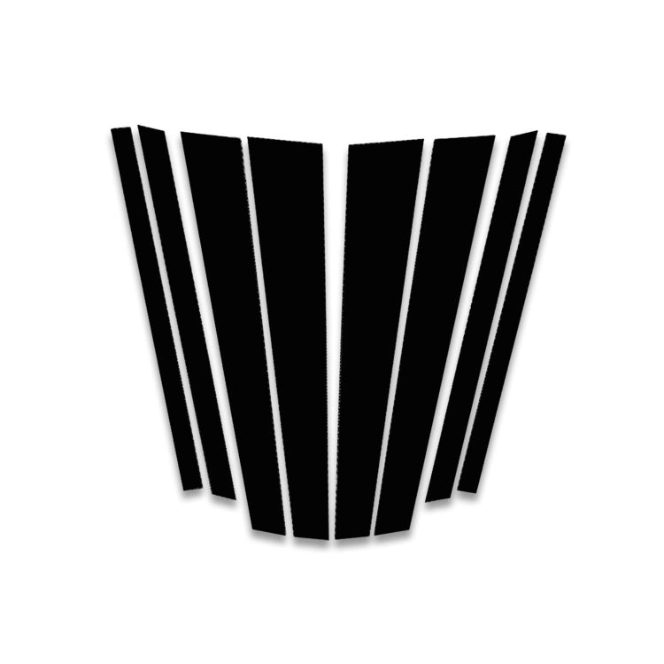 Car B Pillar Decorative Sticker for BMW X5 E70 2008-2013, Left and Right Drive Universal(Black) - Car Interior Mouldings by PMC TechLife | Online Shopping South Africa | PMC TechLife | Buy Now Pay Later Mobicred