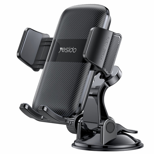 Yesido C175 Mini Suction Cup Type Mechanical Phone Clip Car Holder - Universal Car Holders by Yesido | Online Shopping South Africa | PMC Jewellery | Buy Now Pay Later Mobicred