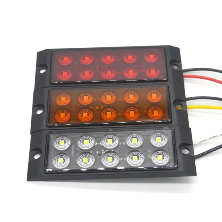 2pcs Car / Truck 10LEDs Side Marker Indicator Lights Bulb Lamp (Orange) - Clearance Lights by PMc TechLife | Online Shopping South Africa | PMc TechLife | Buy Now Pay Later Mobicred