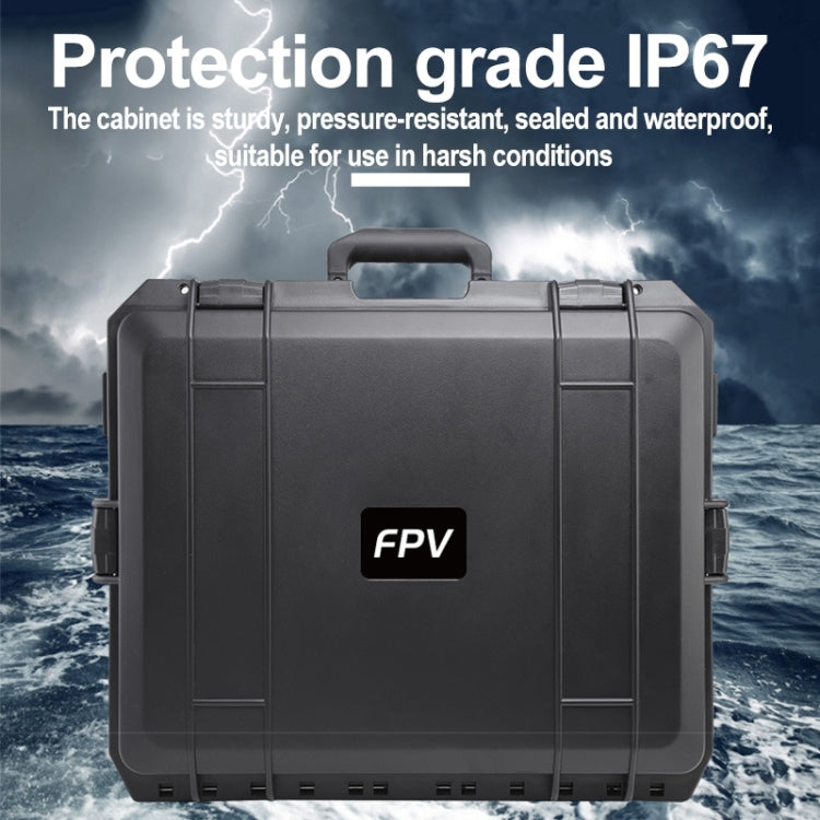 For DJI FPV Waterproof Explosion-proof Suitcase Portable Storage Box Case Travel Carrying Bag, No Disassembly Propeller - Case & Bags by PMC TechLife | Online Shopping South Africa | PMC TechLife | Buy Now Pay Later Mobicred