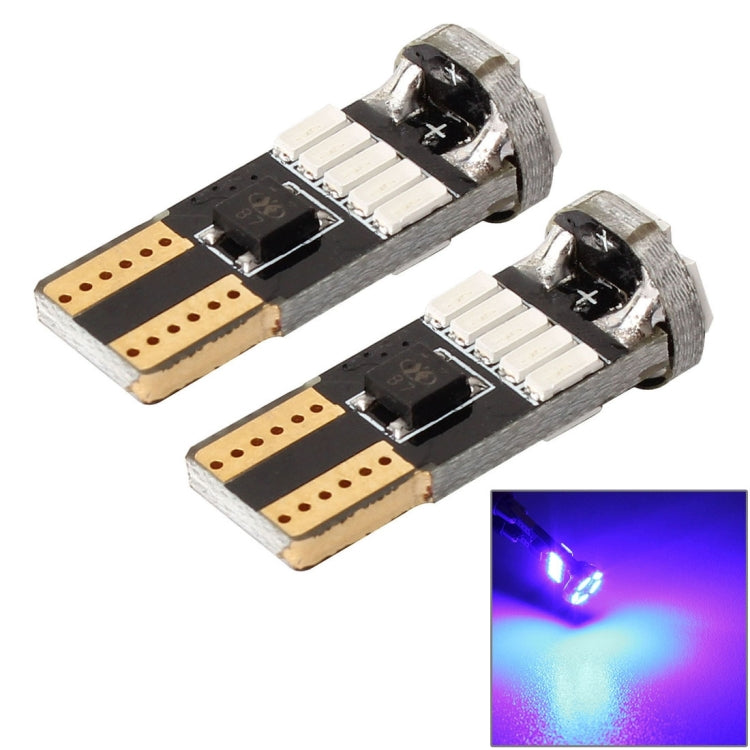 2 PCS DC 12V 2W 240LM 5500K T10-4014-15SMD Car Width Lamp Clearance Light Parking Lights（Blue Light） - Clearance Lights by PMC Jewellery | Online Shopping South Africa | PMC Jewellery | Buy Now Pay Later Mobicred