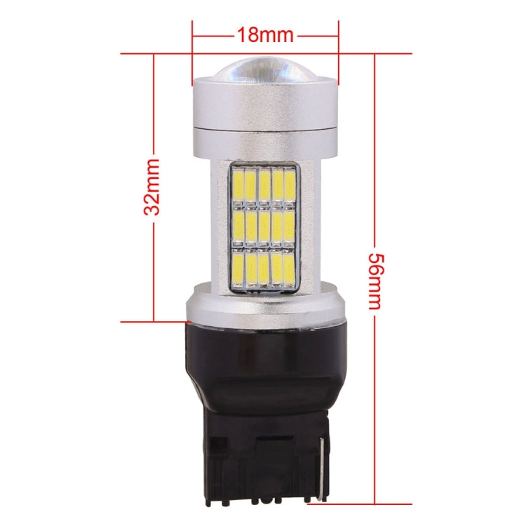 2 PCS  7440 10W 1080LM White Light 72 LED SMD 4014 Canbus Car Brake Light Tail Light Bulb, DC 12V - Brake Lights by PMC Jewellery | Online Shopping South Africa | PMC Jewellery | Buy Now Pay Later Mobicred