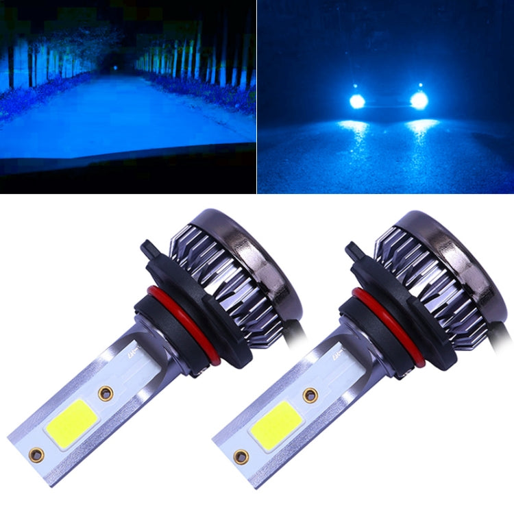 2 PCS 9005 DC9-36V / 36W / 8000K / 6000LM IP68 Car / Motorcycle Mini COB LED Headlight Lamps / Fog Light(Ice Blue Light) - LED Headlamps by PMC Jewellery | Online Shopping South Africa | PMC Jewellery | Buy Now Pay Later Mobicred