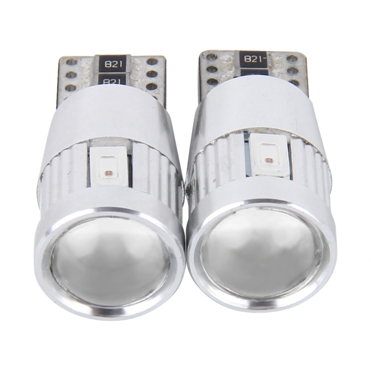 2 PCS T10 3W 6 SMD-5630 LEDs Error-Free Canbus Car Clearance Lights Lamp, DC 12V(Red Light) - Clearance Lights by PMC Jewellery | Online Shopping South Africa | PMC Jewellery | Buy Now Pay Later Mobicred