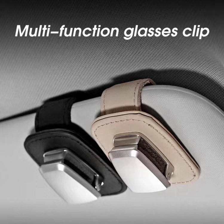 Car Multi-functional Sunglasses Clip Holder(Black) - Sunglasses & Glasses Clips by PMC TechLife | Online Shopping South Africa | PMC TechLife | Buy Now Pay Later Mobicred