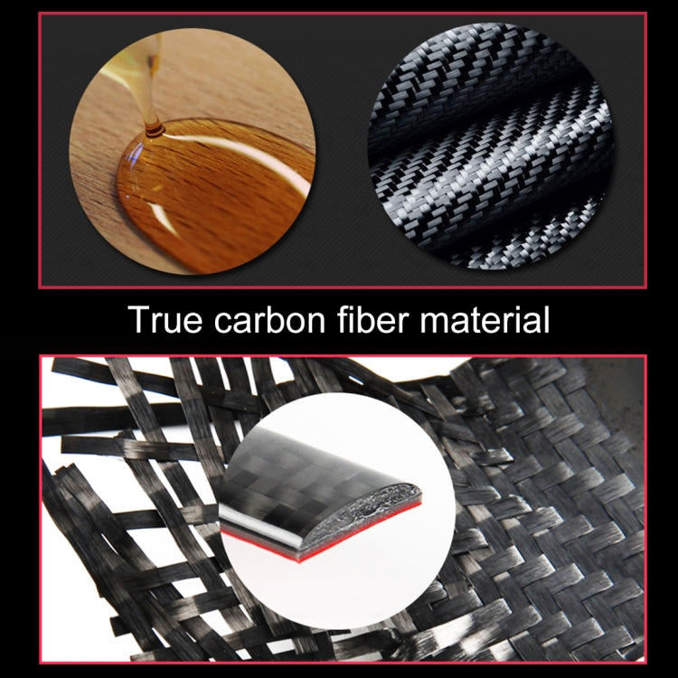 4 PCS Carbon Fibre Car Door Panel Decorative Sticker for Audi Q3 2013-2018 - Car Interior Mouldings by PMC TechLife | Online Shopping South Africa | PMC TechLife | Buy Now Pay Later Mobicred