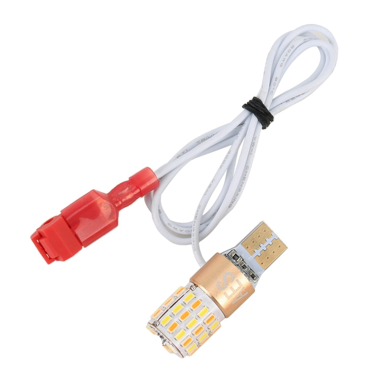 2 PCS T10 DC12V / 2.2W / 6000K / 160LM Car Auto Turn Lights / Running Lights (Turn: Yellow Light; Running: White Light) - Running Lights by PMC Jewellery | Online Shopping South Africa | PMC Jewellery | Buy Now Pay Later Mobicred