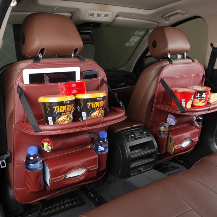 Multifunction Car Seat Pockets Folding Storage Bag (Wine Red) - Stowing Tidying by PMC TechLife | Online Shopping South Africa | PMC TechLife | Buy Now Pay Later Mobicred