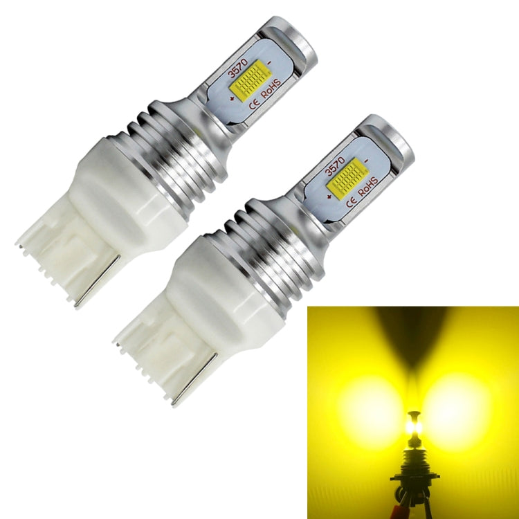 2 PCS T20/7440 72W 1000LM 6000-6500K Bright White Light Car Turn Backup LED Bulbs Reversing Lights, DC 12-24V - Arrow Turn Lights by PMC Jewellery | Online Shopping South Africa | PMC Jewellery | Buy Now Pay Later Mobicred