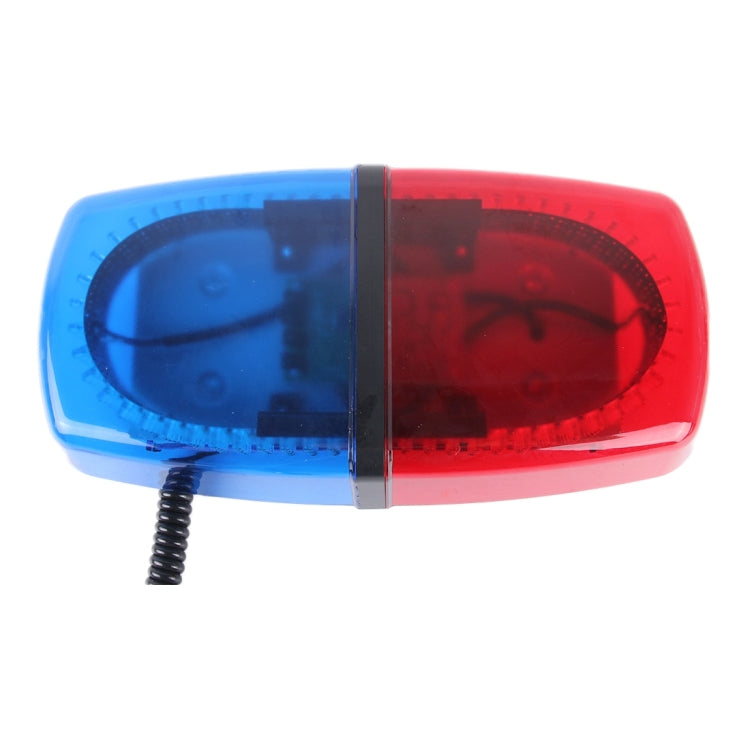 25W 240 LEDs Red Light + Blue Light Waterproof Strobe Light Dome Warning Light, DC 12V， Wire Length: 60cm - Warning Lights by PMC Jewellery | Online Shopping South Africa | PMC Jewellery | Buy Now Pay Later Mobicred