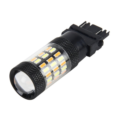 3157 5W 450LM 60LEDs DC 12V SMD-4014 Car Auto Brake Light Turn Signal Lights Car Source (White Light+Yellow Light) - Brake Lights by PMC Jewellery | Online Shopping South Africa | PMC Jewellery | Buy Now Pay Later Mobicred