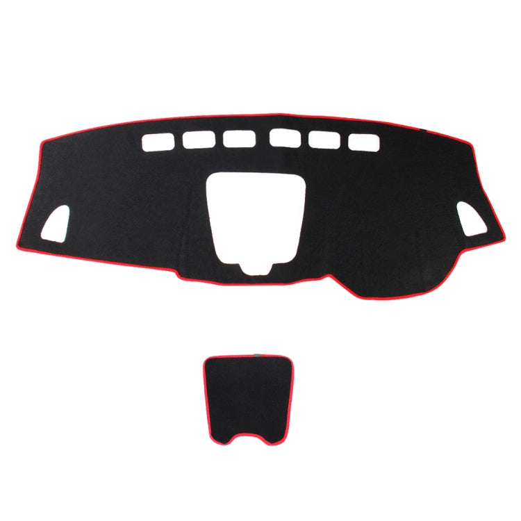 Car Light Instrument Panel Sunscreen Dark Mats Cover for Venucia B50 / R50(Red) - Sound & Heat Insulation Cotton by PMC TechLife | Online Shopping South Africa | PMC TechLife | Buy Now Pay Later Mobicred