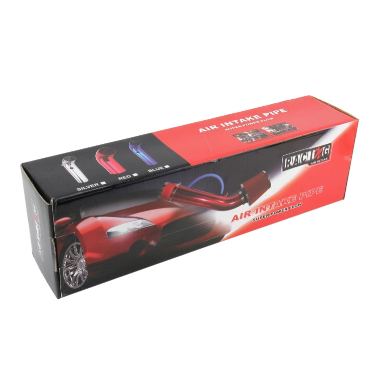 Universal  Air Intakes Short Cold Racing Aluminium Air Intake Pipe Hose with Cone Filter Kit System(Red) - Air Intake System by PMC TechLife | Online Shopping South Africa | PMC TechLife | Buy Now Pay Later Mobicred