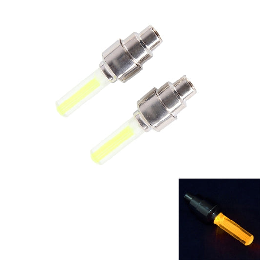 2 PCS Wheel Tyre Lamp With Battery for Car / Motorbike / Bike(Yellow Light) - Decorative Lights by PMC Jewellery | Online Shopping South Africa | PMC Jewellery | Buy Now Pay Later Mobicred