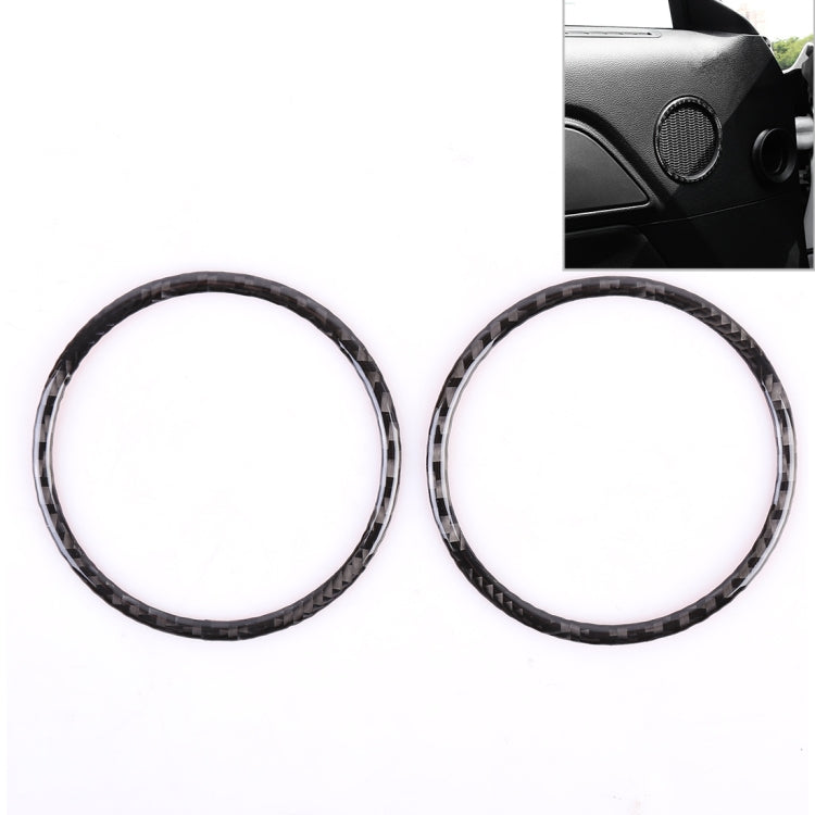 2 PCS Car Door Horn Trim Ring Decorative Sticker for Ford Mustang - Decoration Rings by PMC TechLife | Online Shopping South Africa | PMC TechLife | Buy Now Pay Later Mobicred