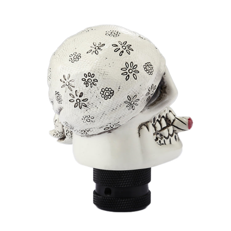 Pirate Skull Shaped Universal Vehicle Car Shifter Cover Manual Automatic Gear Shift Knob (White) - free shipping - PMC TechLife - Order now!
