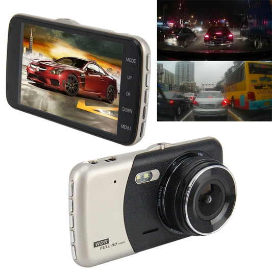 4 inch HD Video Recording HD Display Car Recorder with Separate F2.0 Camera, 12MP 170 Degrees Wide-angle/ Rear View Loop Recording/ G-Sensor Recording/ WDR Full HD/ Front Camera 1080P/ Rear Camera 720P/ Support 32G TF Card - Car DVRs by PMC Jewellery | Online Shopping South Africa | PMC Jewellery | Buy Now Pay Later Mobicred