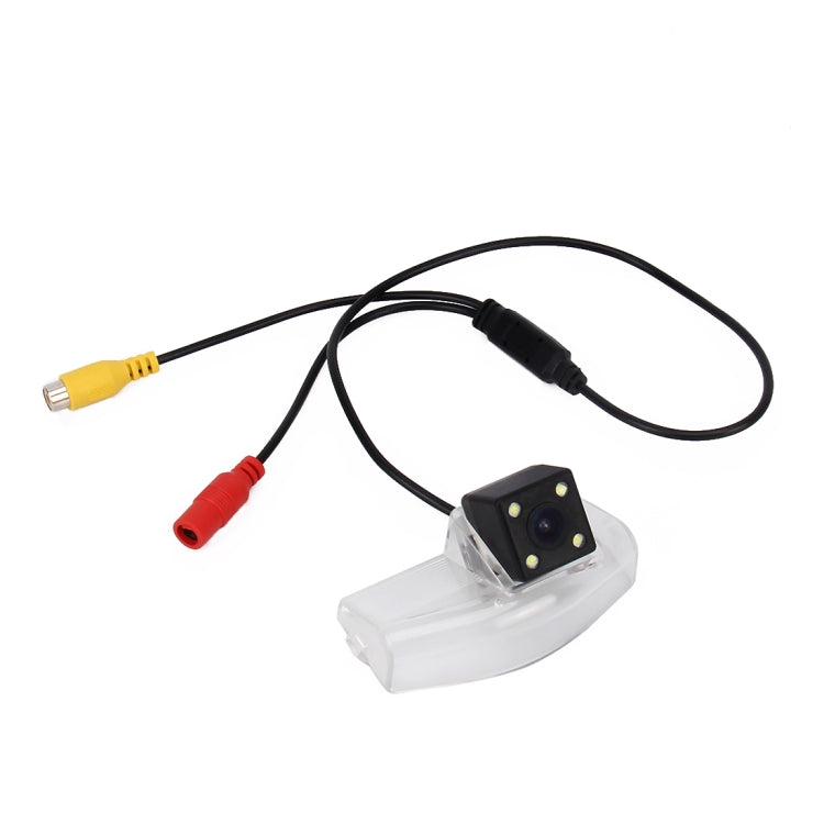 656��492 Effective Pixel HD Waterproof 4 LED Night Vision Wide Angle Car Rear View Backup Reverse Camera for Oversea Version Mazda 2/3 - Rear View Cameras by PMC TechLife | Online Shopping South Africa | PMC TechLife | Buy Now Pay Later Mobicred