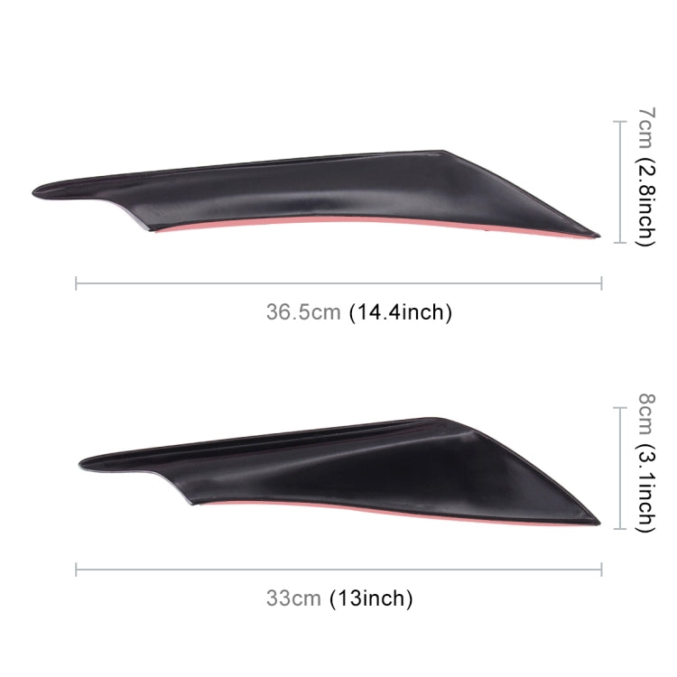 4 PCS Car-Styling Flank Decorative Sticker(Red) - free shipping - PMC TechLife - Order now!