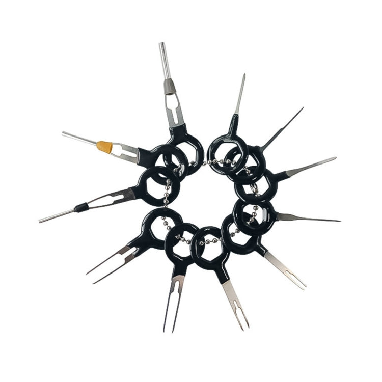 11 PCS Auto Car Plug Circuit Board Wire Harness Terminal Extraction Pick Connector Crimp Pin Back Needle Remove Tool - Booster Cable & Clip by PMC TechLife | Online Shopping South Africa | PMC TechLife | Buy Now Pay Later Mobicred